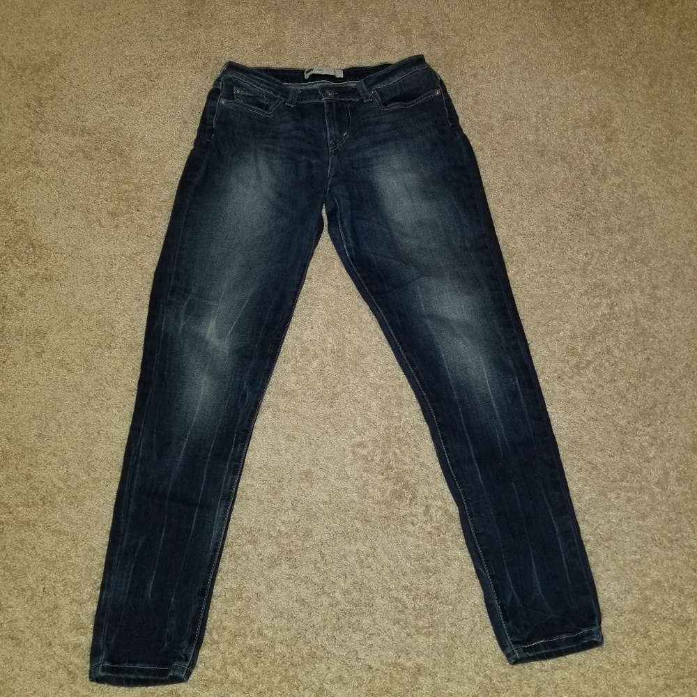 Very Nice Levi's Blue Jeans Denim Leggings - Picture 4 of 6